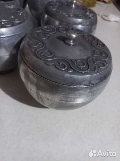 Алюминиевые горшки СССР для запекания
