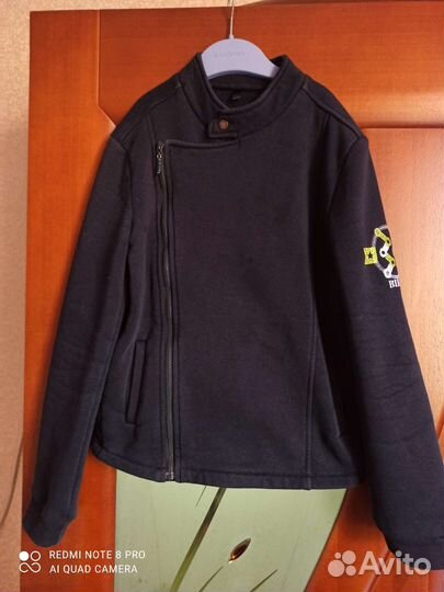 Джемпер школа и пиджак-косуха с начесом р 134