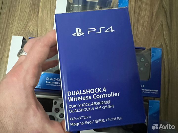 Джойстик Sony PS4 оригинал Новый Magma Red