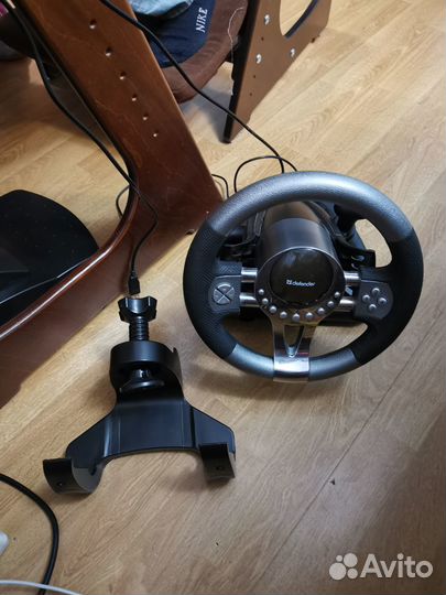 Игровой руль defender forsage gtr