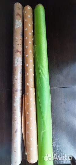 Упаковочная бумага крафт+органза