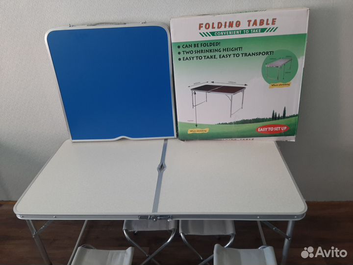 Стол складной туристический со стульями и без