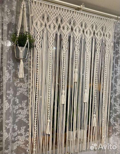 Макраме шторы