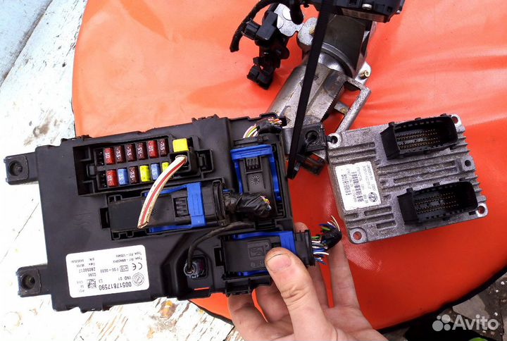 Комплект Эбу Fiat G Punto Doblo 1.2 8v 65hp