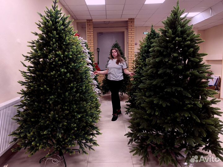 Елка искусственная литая 100%