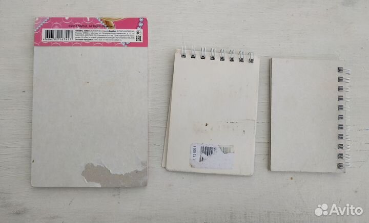Блокноты в очень хорошем состоянии 3 шт