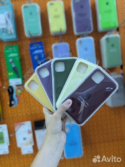 Чехлы Silicon Case на iPhone 7-11 Pro Max