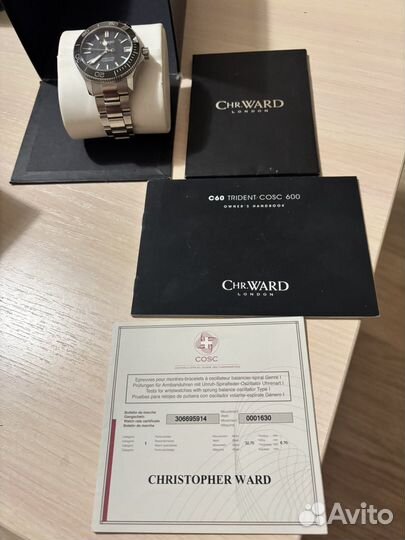 Мужские часы Christopher Ward c60