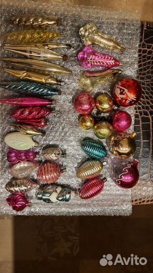 Игрушки елочные СССР наборы