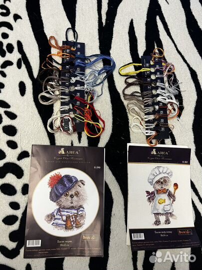 Остатки от набора для вышивания