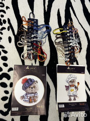 Остатки от набора для вышивания