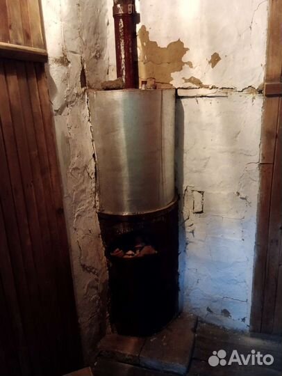 Печь для бани с баком б/у
