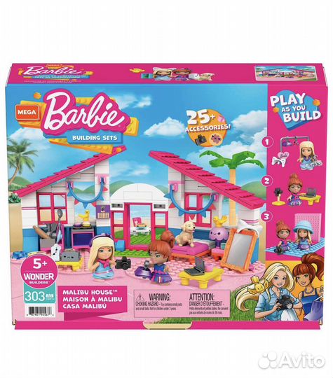 Новый конструктор Mega Construx Barbie Домик мечты