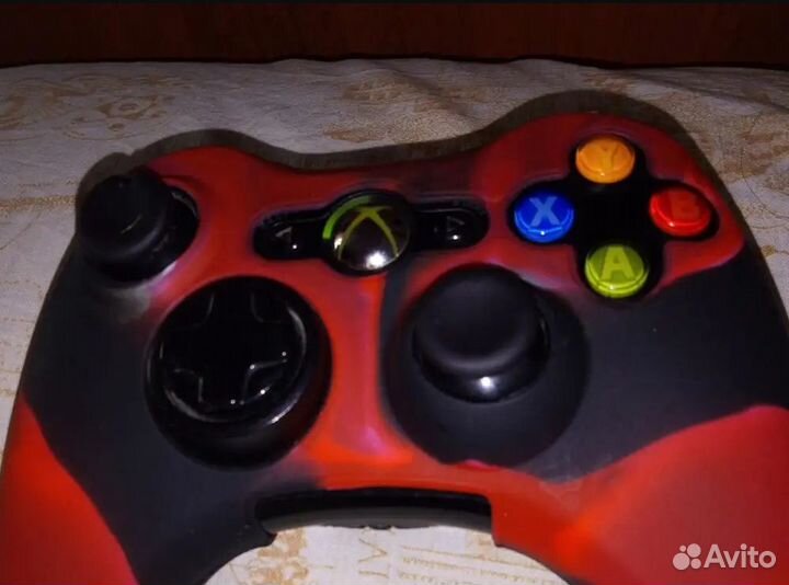 Чехол на геймпад xbox 360 Black-Red