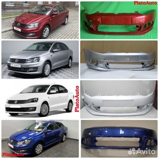 Бампер передний Volkswagen Polo 5 2010+ 2T2T65