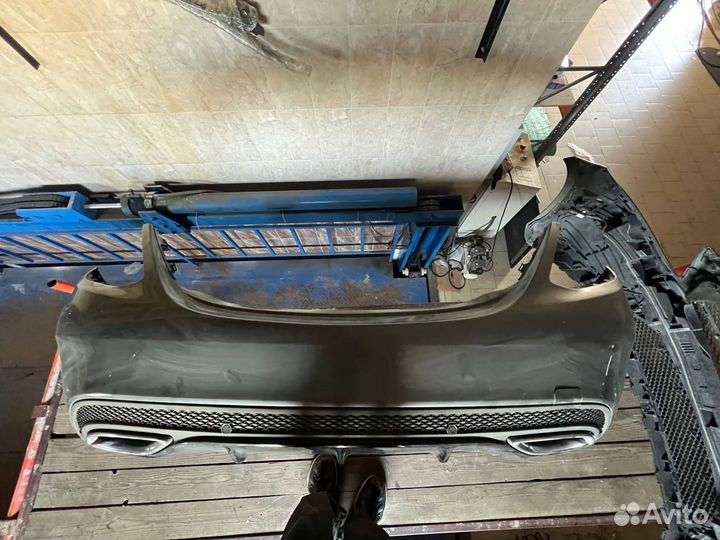 Бампер задний Mercedes c w205 седан amg