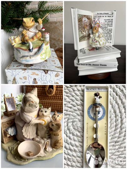 Музыкальная шкатулка, посуда детская Peter Rabbit