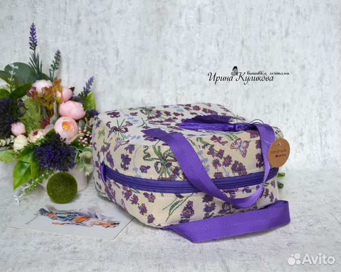 Сумка Косметичка женская из гобелена