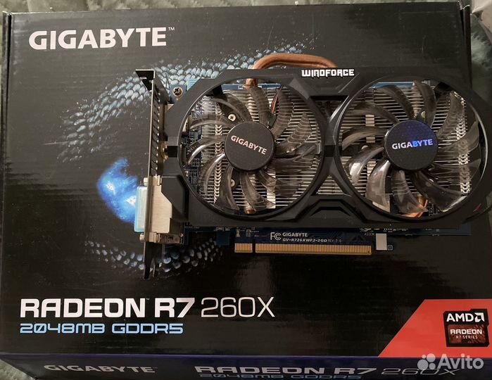 Видеокарта amd radeon R7 260x