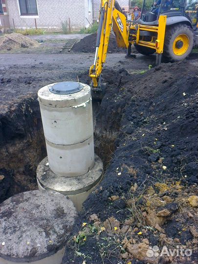 Сливные ямы Водопровод Канализация Скважины