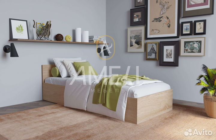 Кровать полуторка с подъемным механизмом