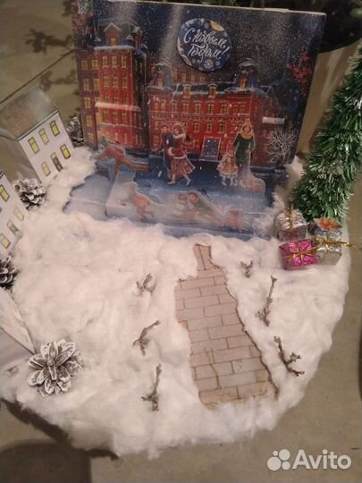 Зимняя новогодняя поделка