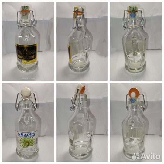 Бутылки для напитков, настоек, масла (пустые)