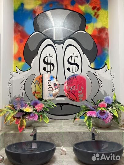 Роспись (рисунок) оформление стен