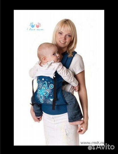 Двусторонний эрго слинг-рюкзак ILove mum