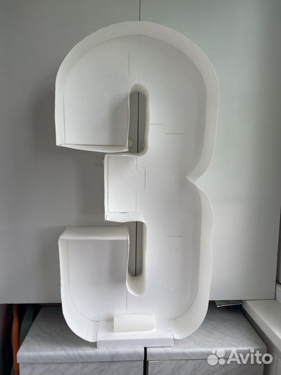 Каркасная цифра 3/Аэромозаика