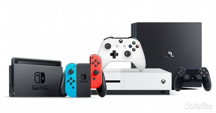 Обслуживание игровых консолей PS5/PS4/Xbox