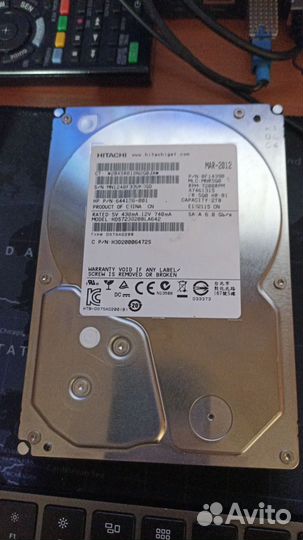 Hdd Hitachi 2tb