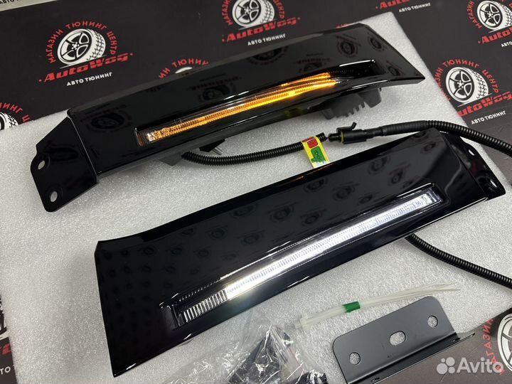 Ходовые огни Tundra , тундра с планкой под фары