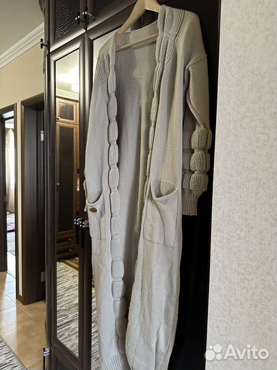 Кардиган женский длинный