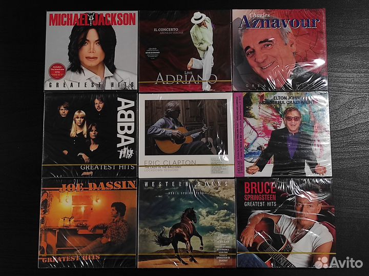 Jackson Aznavour Abba Clapton Dassin 2CD Hits