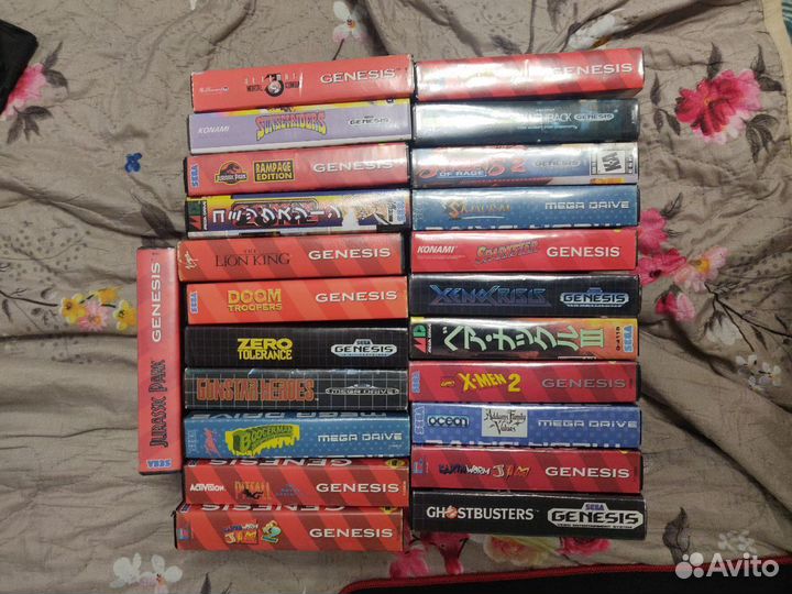 Боксы для картриджей sega