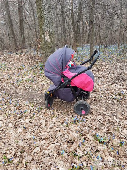 Коляска 3в1, трость, сумка-переноска