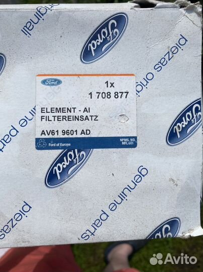 Воздушный фильтр ford focus 3