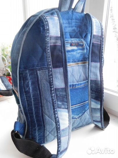 Рюкзак джинсовый
