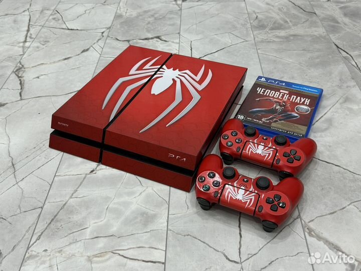 Sony PS4 1Tb + Человек Паук