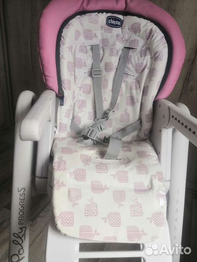 Стульчик для кормления chicco polly progress 5