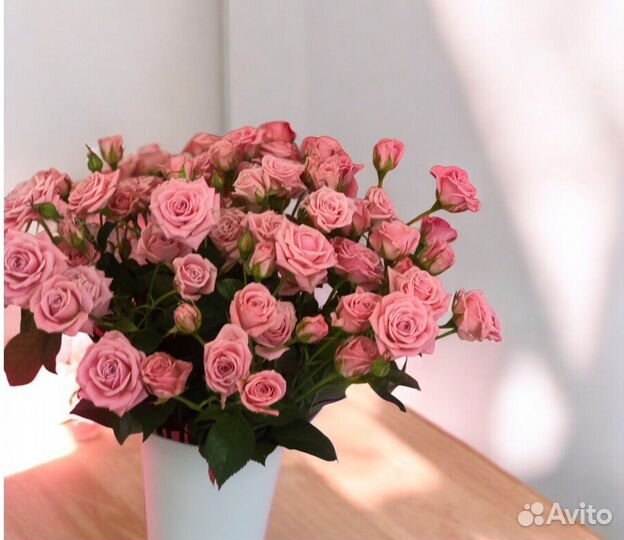 Цветы кустовые розы с доставкой