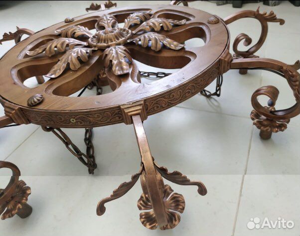 Кованая люстра