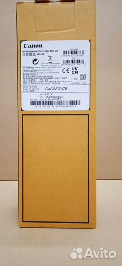 Абсорбирующий картридж canon MC-30 (1156C002)