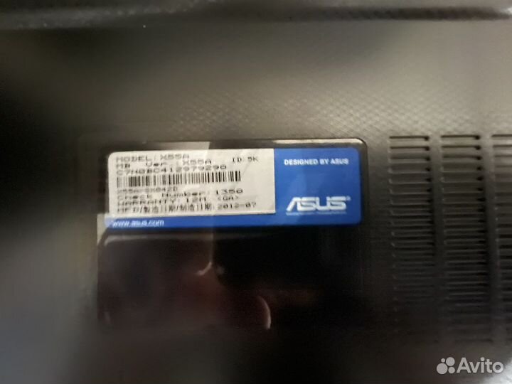Ноутбук asus X55A