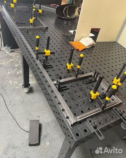 Сварочный 3D стол 1200х800х100 толщиной 10 мм