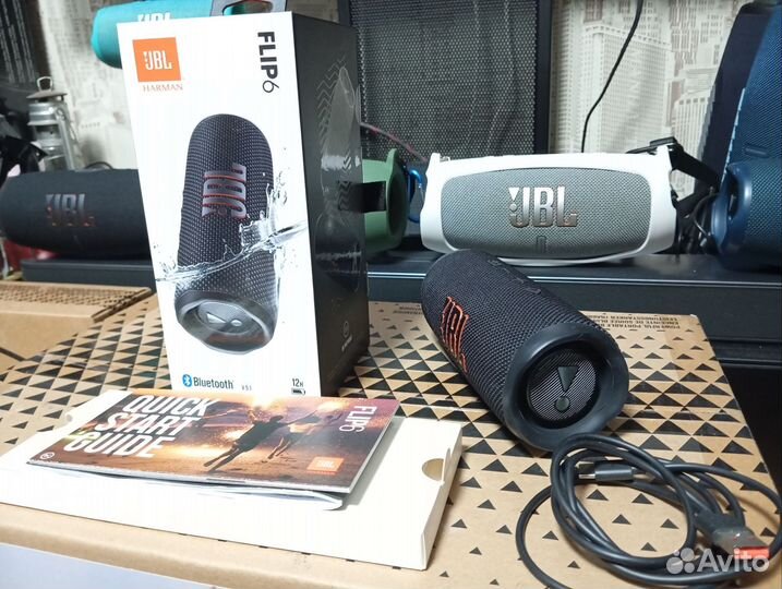 Колонка jbl flip 6 чёрная