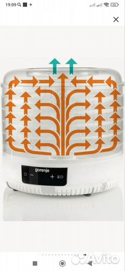 Сушилка(дегидратор) для овощей и фруктов Gorenie