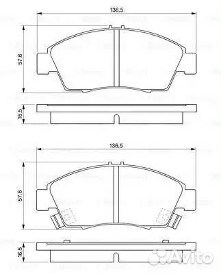 Колодки торм.пер