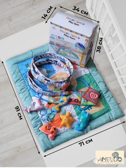 Развивающий коврик для новорожденного